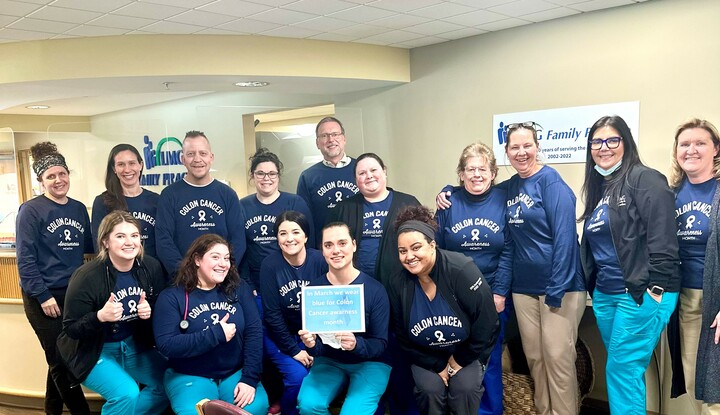 Lmg Family Practice Colon Cancer Awareness Month T-Shirt Photo