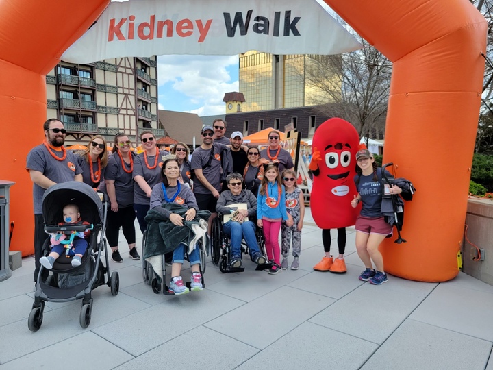 Team Becky “Queen Of Carpet” St. Louis Kidney Walk T-Shirt Photo