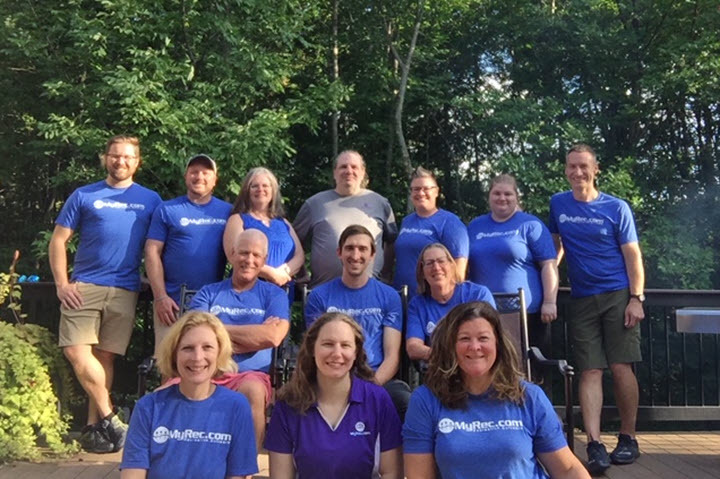 My Rec.Com Remote Workers Gather For A Retreat T-Shirt Photo