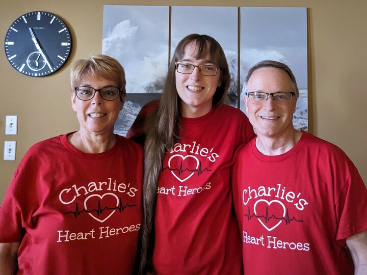 Charlie's Heart Heroes  T-Shirt Photo