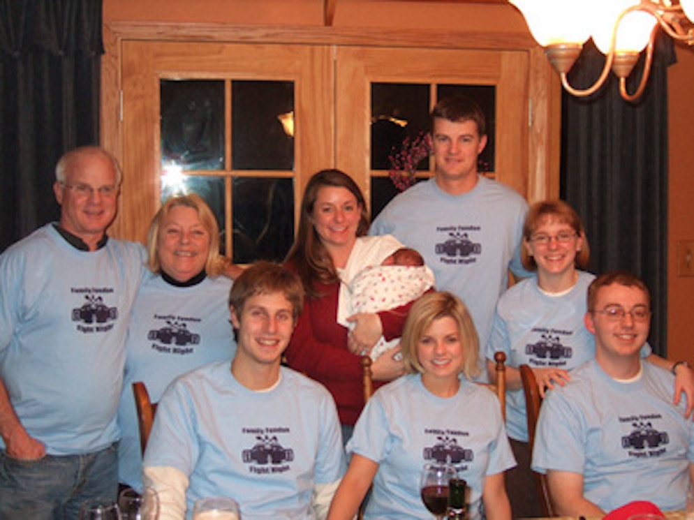 Family Fondue And Fight Night T-Shirt Photo