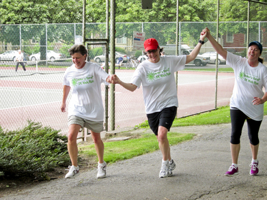 At The Finish Line Of The Summer's Here 5 K Run T-Shirt Photo