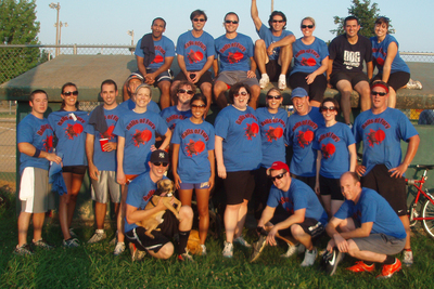 Balls Of Fury Kickball Team T-Shirt Photo