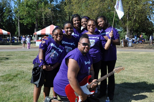 Dad Wins Electric Guitar For Kamryn's Kure At Jdrf Walk! T-Shirt Photo