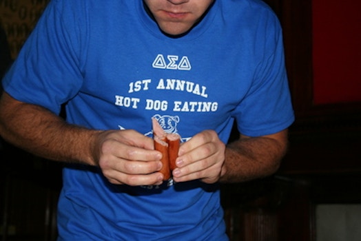 Delta Sigma Delta's 1st Annual Hot Dog Eating Contest T-Shirt Photo