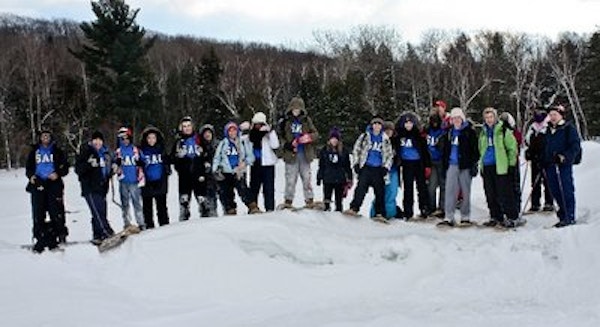 Mpsj's Sac @ Georgian Bay Snowshoeing Retreat T-Shirt Photo