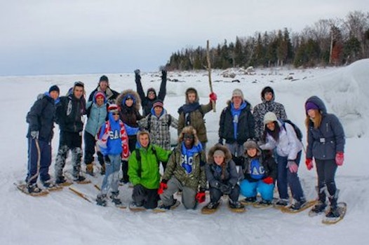 Mpsj's Sac @ Awenda Park Snowshoeing Retreat T-Shirt Photo