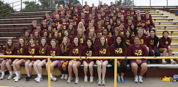 Menlo Atherton High School Track And Field Team T-Shirt Photo