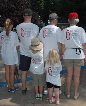 Grandpa's 60th Birthday At 6 Flags!! T-Shirt Photo