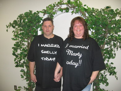 Shelly & Marty Got Married!! T-Shirt Photo