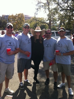 Man Trip 2011   Texas Vs. Texas Tech Football Game T-Shirt Photo