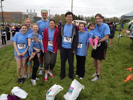 The Weiss Lab At The Zeppy Run 5 K T-Shirt Photo