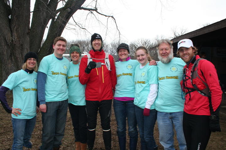 Team Reeves @ Zumbro 100 Ultra! T-Shirt Photo