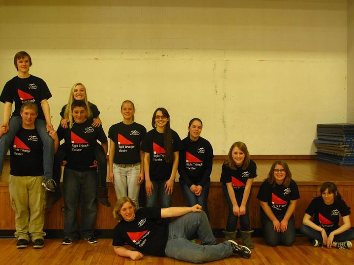 Our Right Triangle Theater Triangle T-Shirt Photo