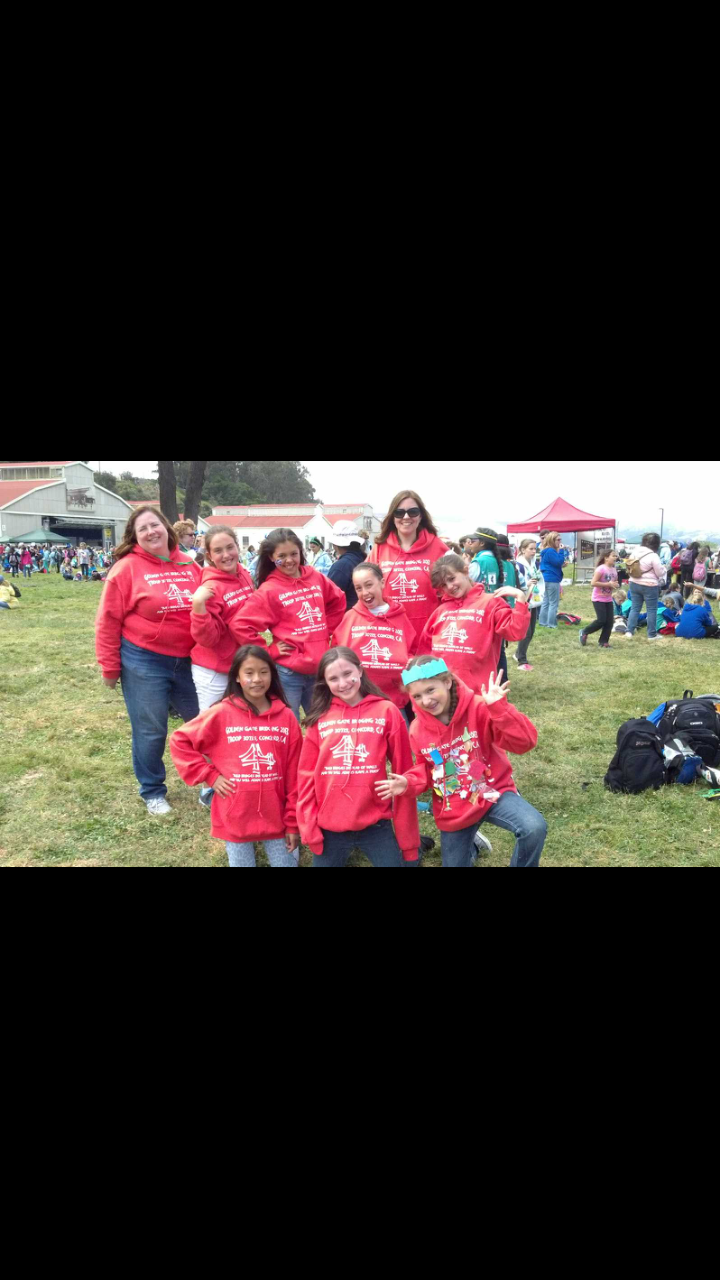 Girl Scout Golden Gate Bridging T-Shirt Photo