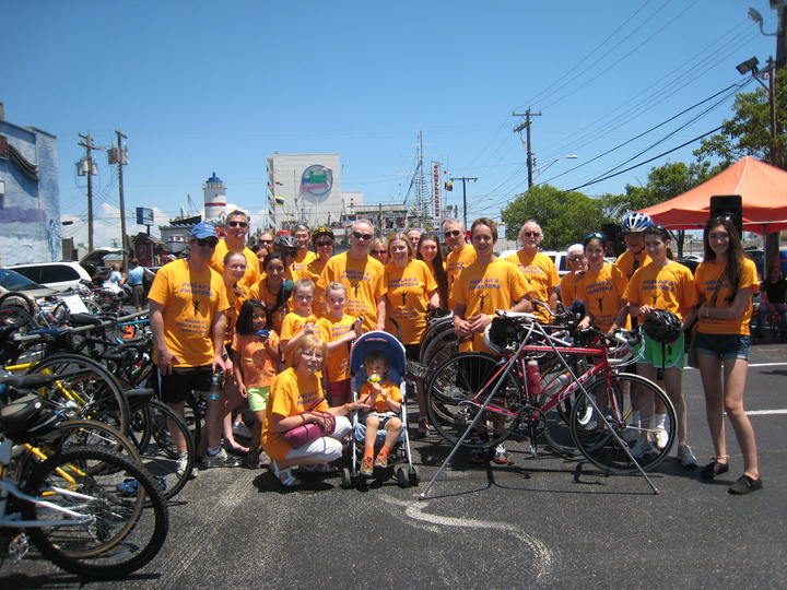 Als Express Bike Ride   Phelan's Phighters T-Shirt Photo