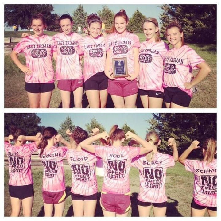 Varsity Girls Xc Team T-Shirt Photo