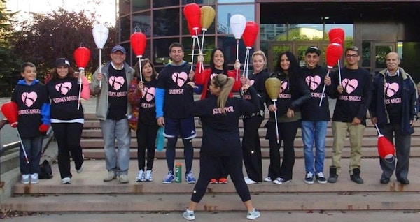 Leukemia And Lymphoma Society Light The Night Walk   Raida's Angels T-Shirt Photo