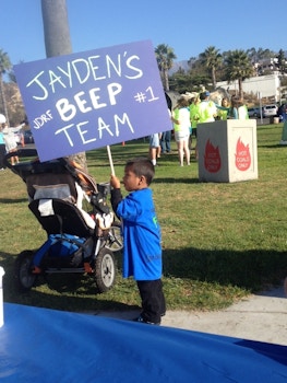 Jayden On Strike For Diabetes T-Shirt Photo