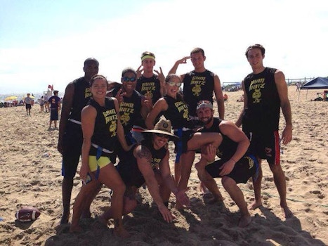 "Gym Ratz" Sand Flag Football Team!! T-Shirt Photo