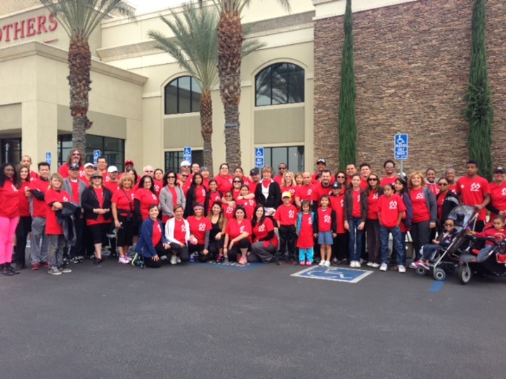 Team Mathis At The Ala Fight For Air 5 K T-Shirt Photo