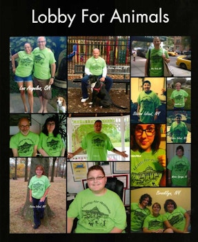 Lobbying For Animals All Across The World! T-Shirt Photo