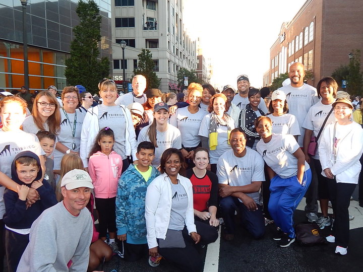 Tri Bridge Team At 2013 Atlanta Heart Walk T-Shirt Photo