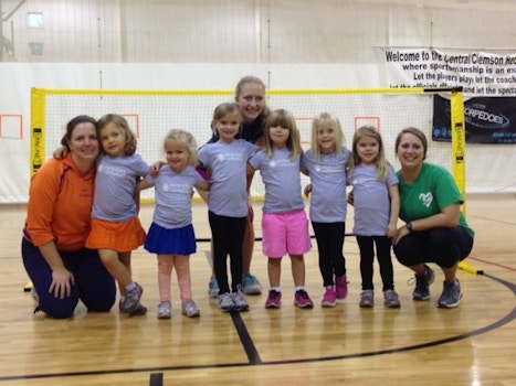 Early Start Volleyball Participants Pose For Pics! T-Shirt Photo