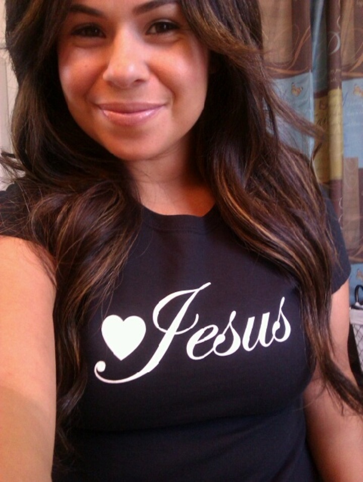 White Heart Jesus T-Shirt Photo