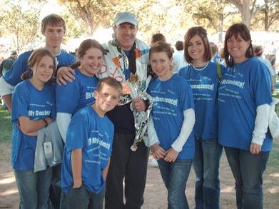 We Love Our Marathon Running Daddy! T-Shirt Photo