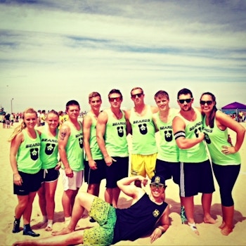 The Beards   Sand Soccer  T-Shirt Photo