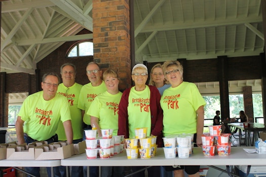 Breakfast In The Park T-Shirt Photo