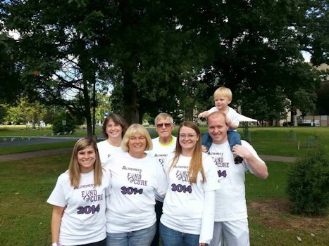 Alzheimers Walk 2014 In Terre Haute T-Shirt Photo