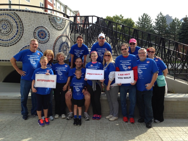 Diabetes Walk, Indianapolis Indiana T-Shirt Photo