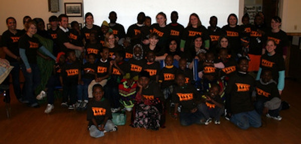 Asymetric Tutoring Program Group Pic T-Shirt Photo