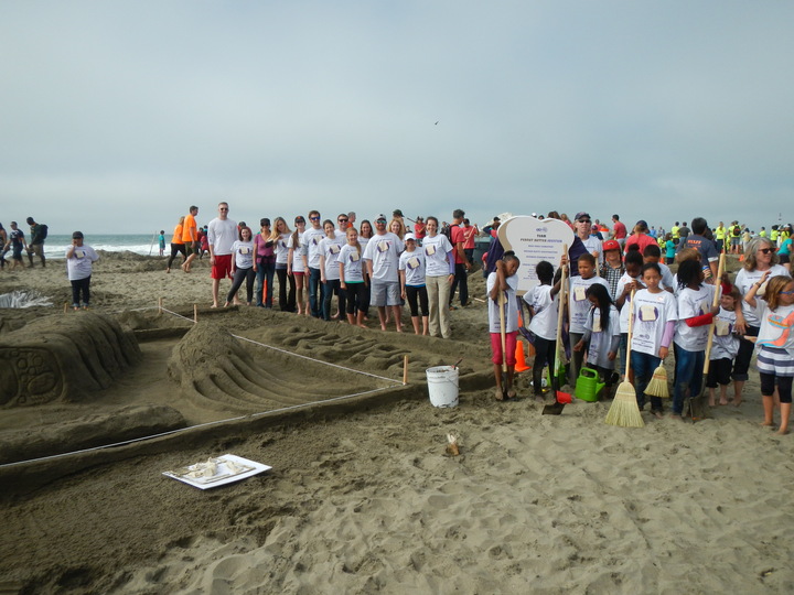 Made A Tasty Sandcastle For Team Peanut Butter And Jellyfish! T-Shirt Photo