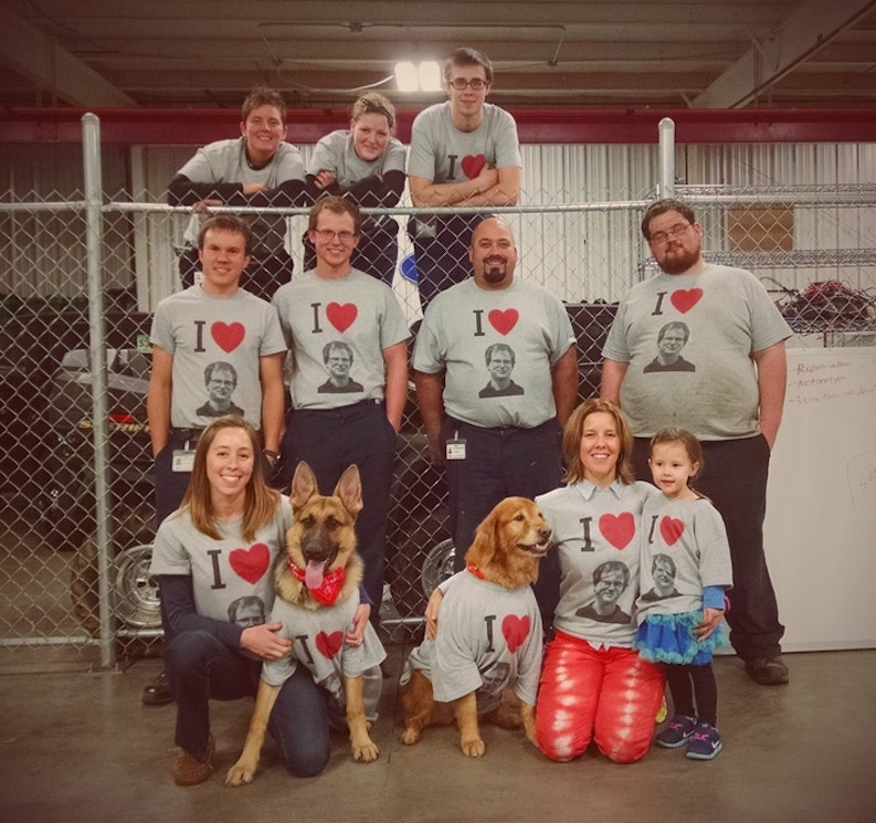 We Appreciate Our Employees Just A Little Too Much... T-Shirt Photo