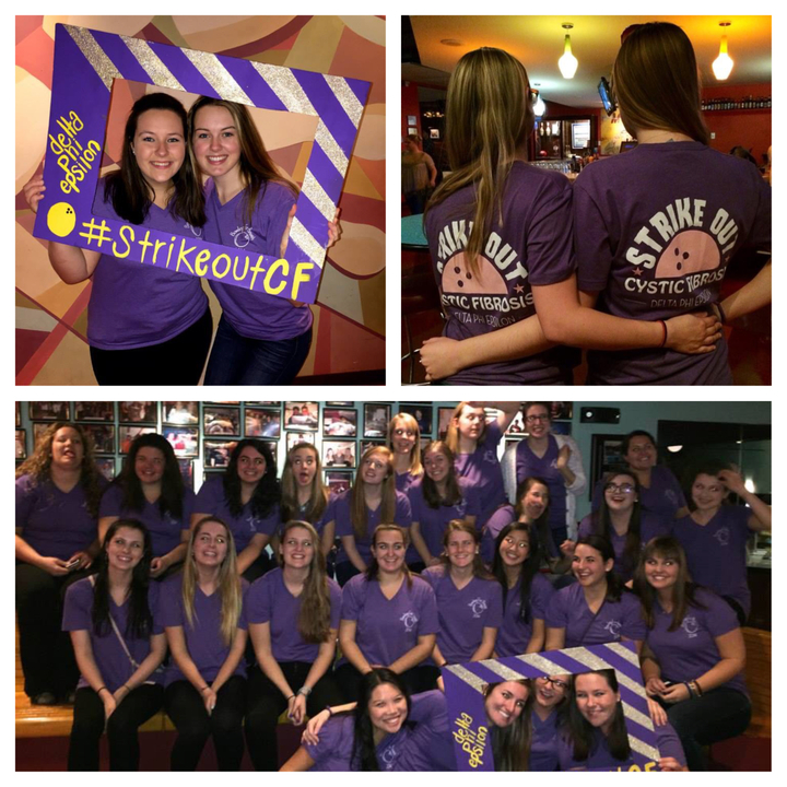 Delta Phi Epsilon #Strike Out Cf T-Shirt Photo