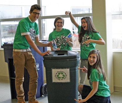 "The Green Team"  Ecology Club Recycling T-Shirt Photo