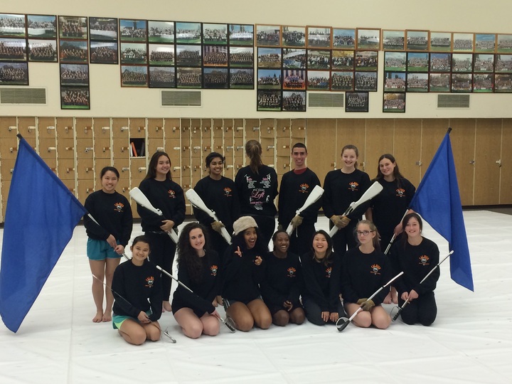 California High School Winter Guard T-Shirt Photo