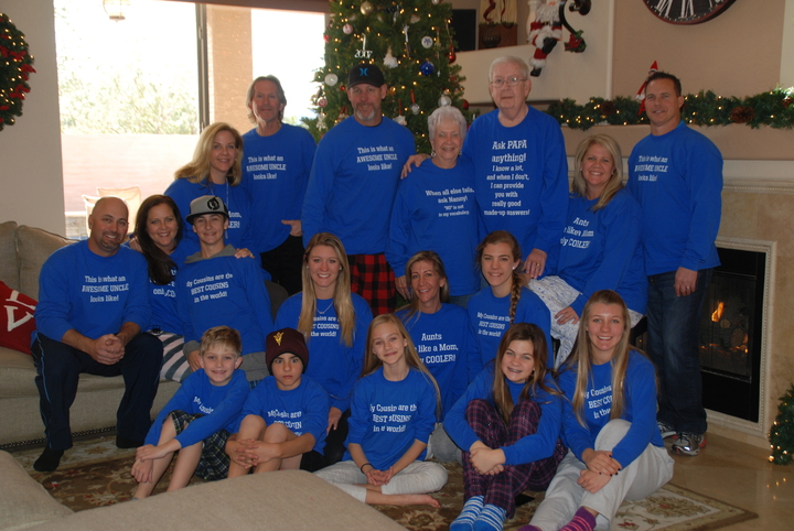 Family Christmas 2014 T-Shirt Photo