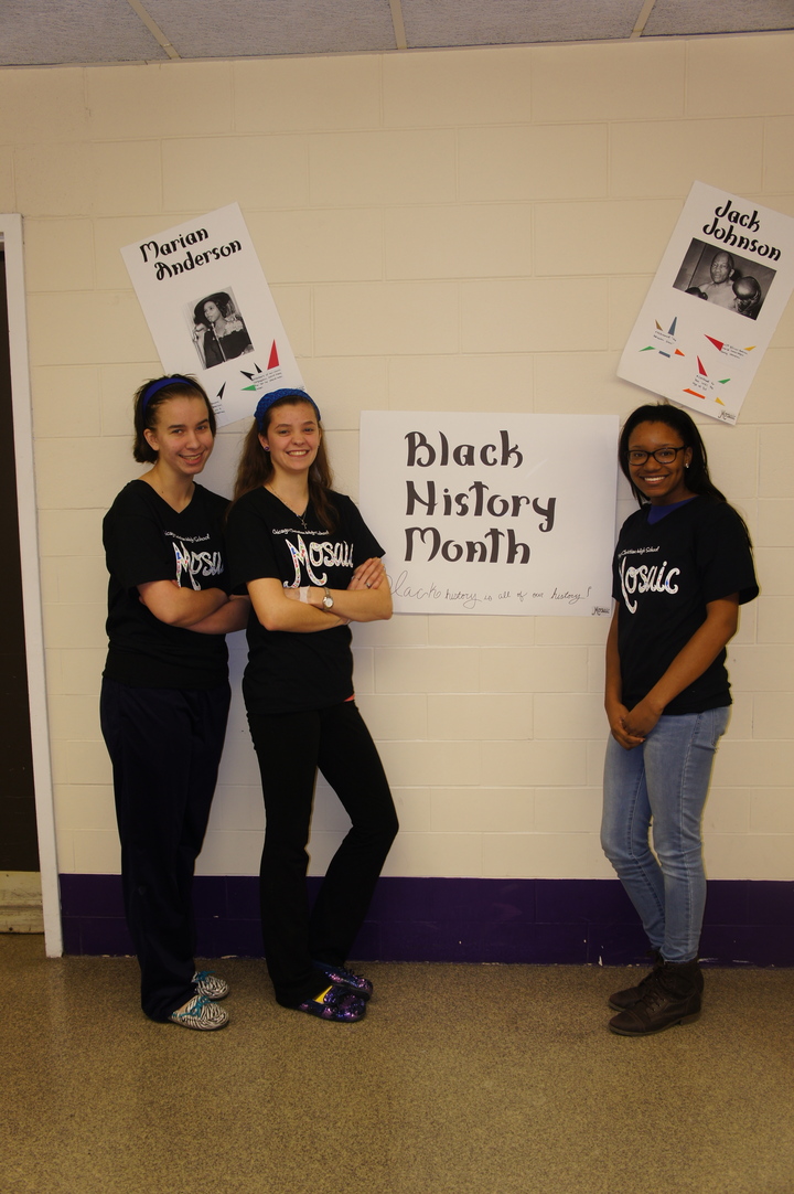 Mosaic Diversity Club Pride During Black History Month T-Shirt Photo