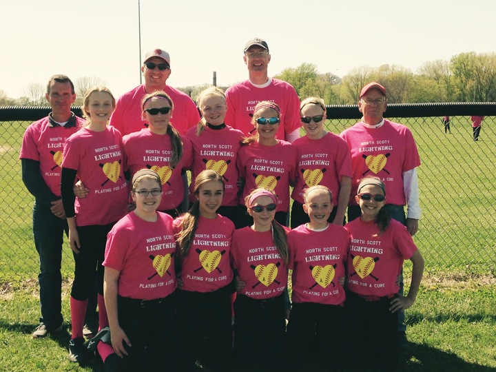 Ns Lightning Playing For A Cure T-Shirt Photo