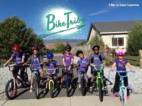 Bike Tribe Kids United In Their Soft New Shirts! T-Shirt Photo