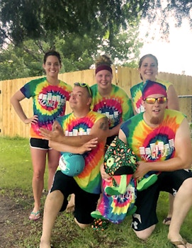 Sand Volley Ball Team Bumpin Beats T-Shirt Photo