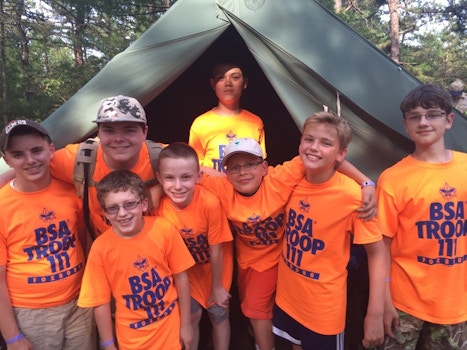 Bs Troop 111 At Camp Squanto T-Shirt Photo