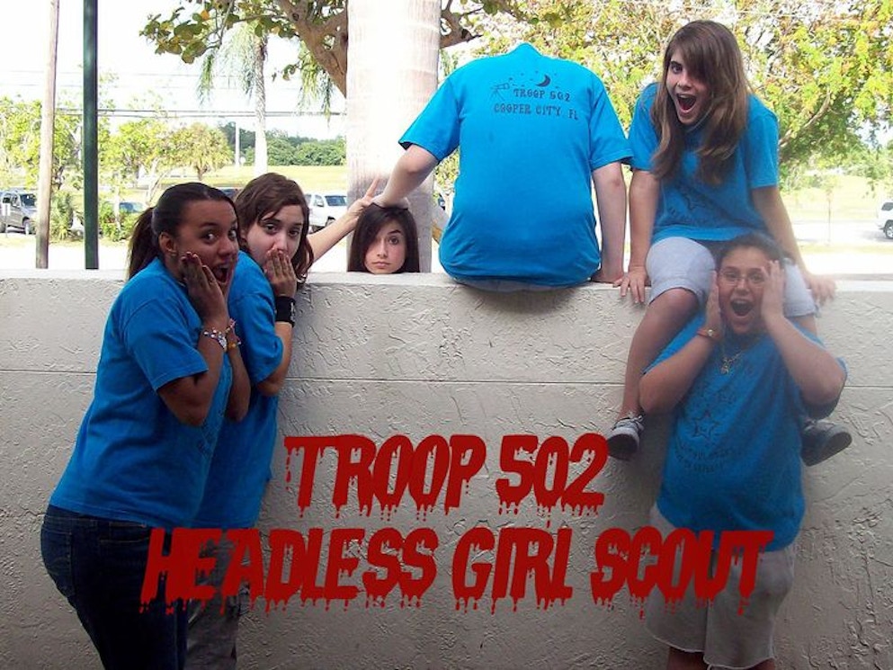 Troop 502 Headless Girl Scout T-Shirt Photo