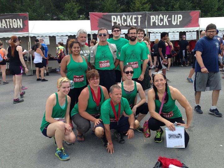 Team Amnesia Takes On The Warrior Dash! T-Shirt Photo