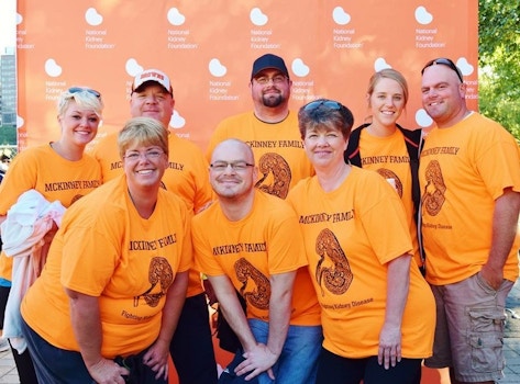 Mc Kinney Family Fighting Kidney Disease  T-Shirt Photo