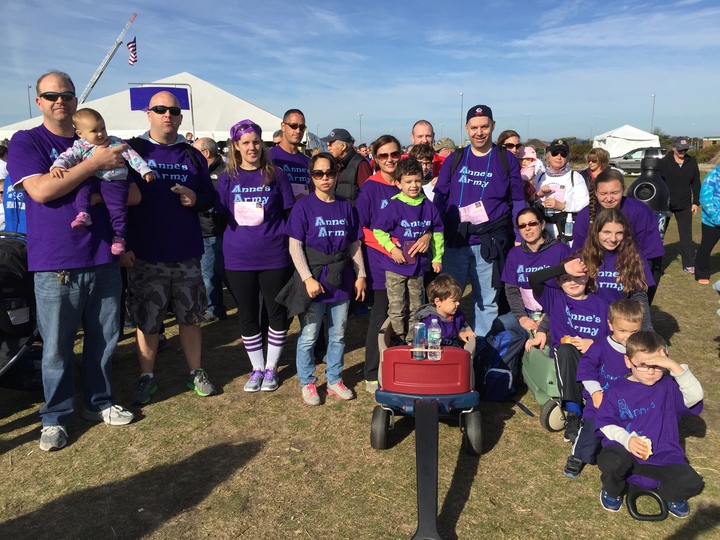 Anne's Army Pancreatic Cancer Walk Team T-Shirt Photo